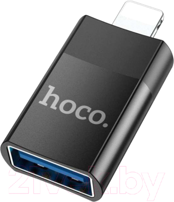 Изображение товара Адаптер Hoco UA17 iPh Male-USB Female (черный)