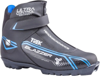 Ботинки для беговых лыж TREK Blazzer Control 3 NNN (черный/синий, р-р 40) - 
