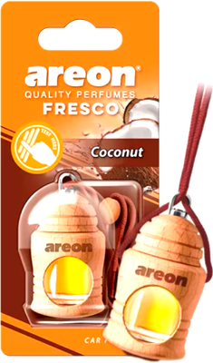 Ароматизатор автомобильный Areon Fresco Coconut / ARE-FRN10 - 