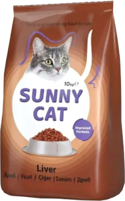 Сухой корм для кошек Sunny Cat Liver (10кг)