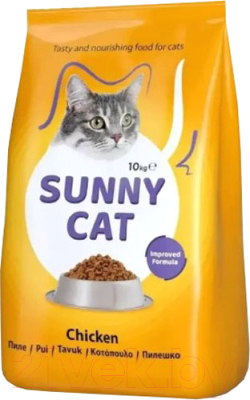 Сухой корм для кошек Sunny Cat Chicken (10кг)