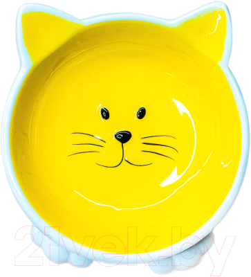 Миска для животных Mr. Kranch MKR639675 (желтый)