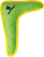 Игрушка для собак Mr. Kranch Бумеранг с пищалкой / MKR80245 (зеленый) - 