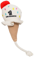Игрушка для собак Mr. Kranch Мороженое с канатом / MKR80263 (бежевый) - 