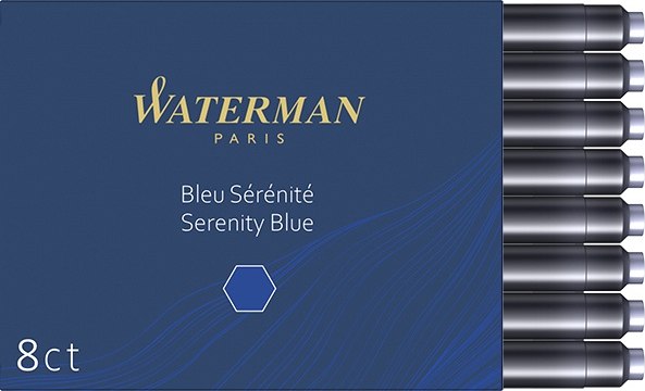 Чернила для перьевой ручки Waterman Standart / S0110860 (8шт, синий)