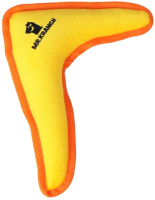 Игрушка для собак Mr. Kranch Бумеранг с пищалкой / MKR80240 (желтый) - 