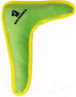Игрушка для собак Mr. Kranch Бумеранг с пищалкой / MKR80241 (зеленый)