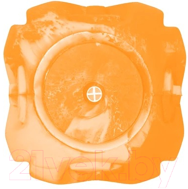 Игрушка для собак Mr. Kranch Гантель с пищалкой / MKR001529 (с ароматом бекона, оранжевый)
