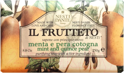 Мыло твердое Nesti Dante Mint & Quince Pear (250г)