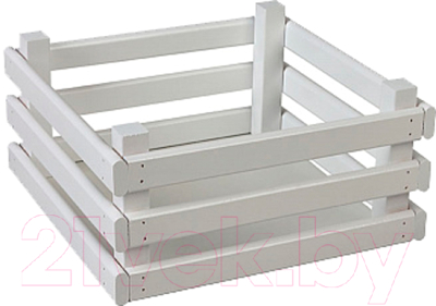 Изображение товара Ящик декоративный Polini Kids Home Boxy / 0003158-04 (белый)