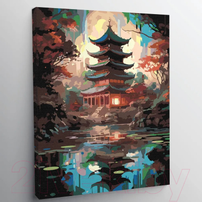 Картина по номерам Red Panda Китайский храм