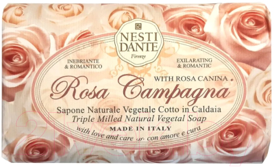 Мыло твердое Nesti Dante Rosa Campagna (150г)