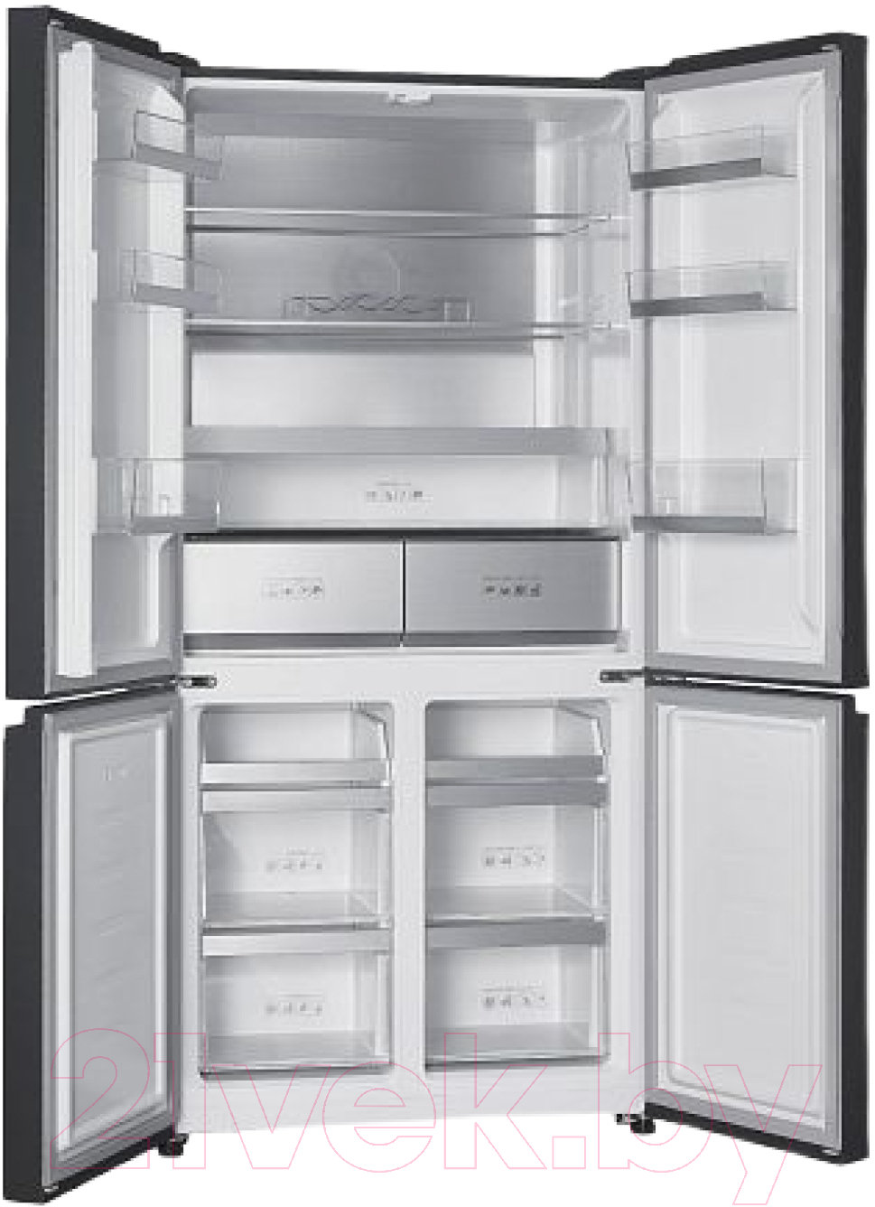 Холодильник с морозильником TECHNO FF4-73 BI