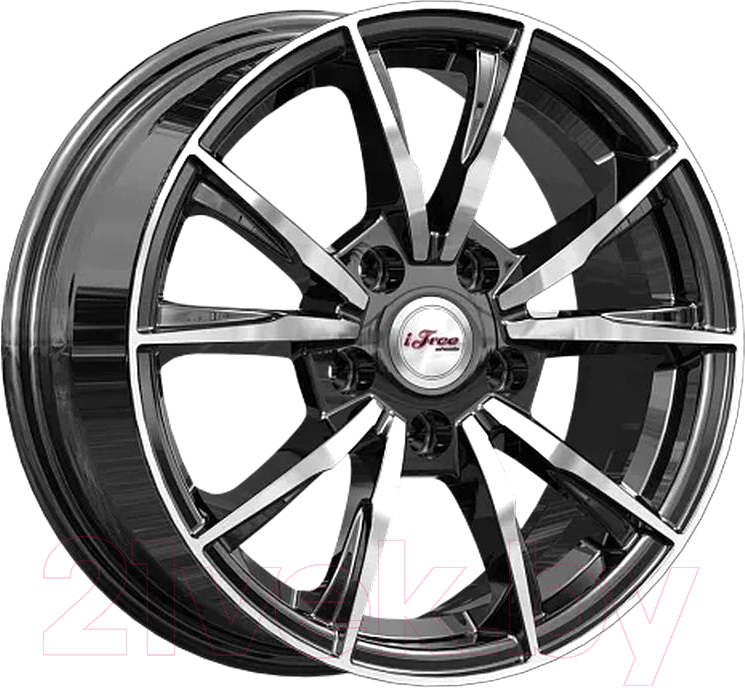 Литой диск iFree Сион 15x6.5" 5x112мм DIA 57.1мм ET 45мм Блэк джек