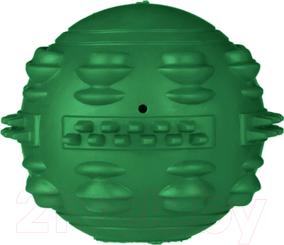 Игрушка для собак Mr. Kranch Мяч / MKR001107 (с ароматом курицы, зеленый)