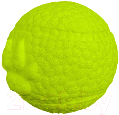 Игрушка для собак Mr. Kranch Мяч с лапкой / MKR000212 (неоновый желтый)