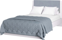 Односпальная кровать Аквилон Акцент №900М (белое сияние/веллюкс 49) - 