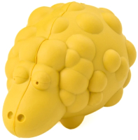 Игрушка для собак Mr. Kranch Овечка с пищалкой / MKR000164 (с ароматом сливок, желтый) - 
