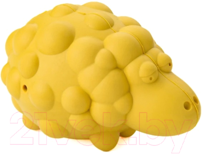 Игрушка для собак Mr. Kranch Овечка с пищалкой / MKR000164 (с ароматом сливок, желтый)