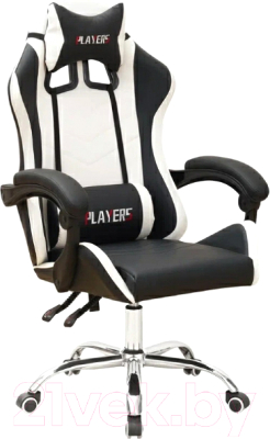 Кресло геймерское Деловая обстановка Геймер BMG-01 (черный/белый)