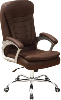 Кресло офисное Деловая обстановка Валентино ВМ-582 (коричневый) - 