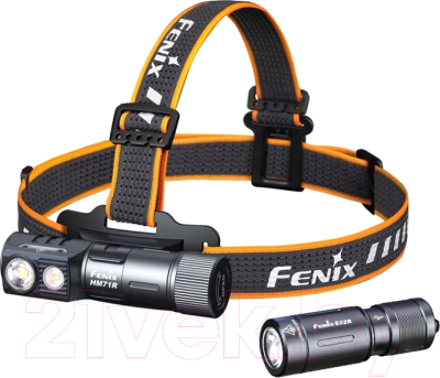 Набор фонарей Fenix Light HM71R + Fenix E02R / HM71RE02R (Bonus Kit)