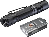 Набор фонарей Fenix Light PD36R Pro + брелок E03R V2.0  / PD36RPROE03RV20GY (серый) - 