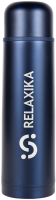 Термос для напитков Relaxika 101 (1000мл, темно-синий) - 