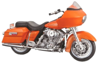 Масштабная модель мотоцикла Maisto Harley-Davidson 2002 FLTR Road Glide 39360 / 20-18865 (оранжевый) - 