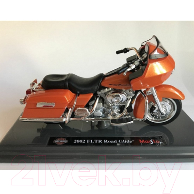 Масштабная модель мотоцикла Maisto Harley-Davidson 2002 FLTR Road Glide 39360 / 20-18865 (оранжевый)