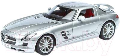 Масштабная модель автомобиля Maisto Mercedes-Benz SLS AMG / 31389 (серебристый)