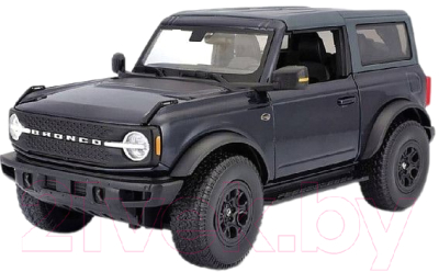 Масштабная модель автомобиля Maisto Ford Bronco Wildtrak / 31456 (черный)