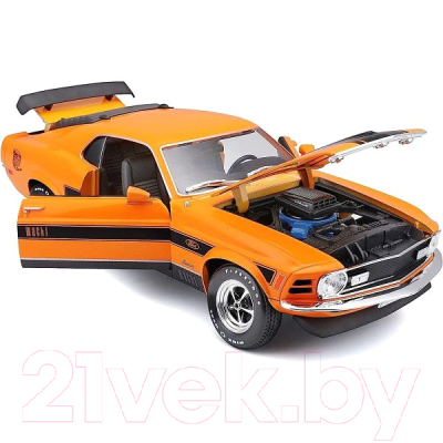 Масштабная модель автомобиля Maisto Ford Mustang Mach 1 / 31453 (оранжевый)