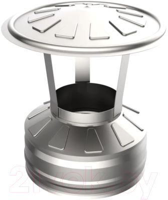 Колпак для дымохода UMKPRO ф 130х200 AISI 439/439 0.5мм/0.5мм (К) тип-2