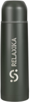Термос для напитков Relaxika 101 (750мл, хаки) - 