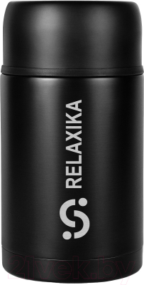 Термос для еды Relaxika 301 (1л, черный)