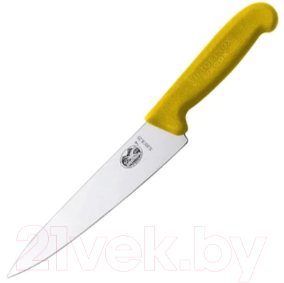 Нож Victorinox Fibrox / 5.2008.19 (желтый)