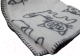 Одеяло для малышей Klippan Коты в сером (100x140, шерсть) - 