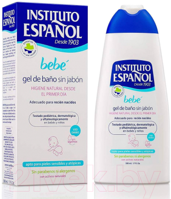 Гель для душа детский Instituto Espanol Bebe Bath Gel Without Soap Sensitive Skin (500мл)