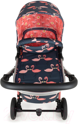 Детская универсальная коляска Cosatto Giggle Trail 3 в 1 (Pretty Flamingo)