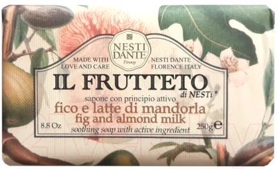 Мыло твердое Nesti Dante Инжир и миндальное молоко (250г)
