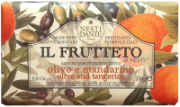 Мыло твердое Nesti Dante Оливковое масло и мандарин (250г) - 
