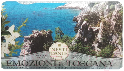 Мыло твердое Nesti Dante Прикосновение Средиземноморья (250г)