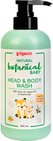 Косметическое масло детское Pigeon Natural Botanical Baby Head & Body Wash / 78410 (500мл) - 
