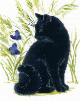 Набор для вышивания Риолис Черный кот / 2001Р - 