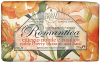 Мыло твердое Nesti Dante Romantica Вишневый цвет и базилик (250г) - 