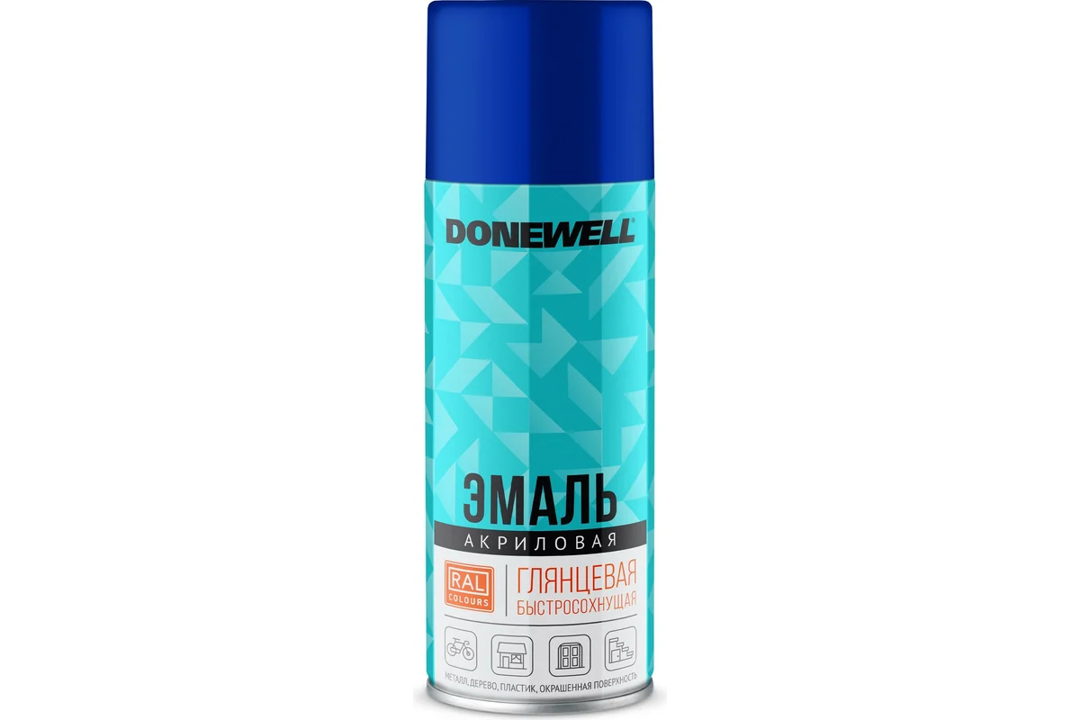 Эмаль Donewell RAL 5005 Универсальная акриловая DW-A5005 (520мл, синий глянец)
