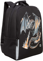 Школьный рюкзак Grizzly RB-451-5 (черный) - 