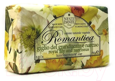 Мыло твердое Nesti Dante Romantica Королевская лилия и нарцисс (250г)