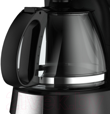 Капельная кофеварка Centek CT-1148 (черный/сталь)